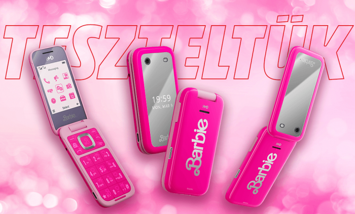 Bemutatjuk a HMD Barbie Phone-t – egy igazi kuriózum